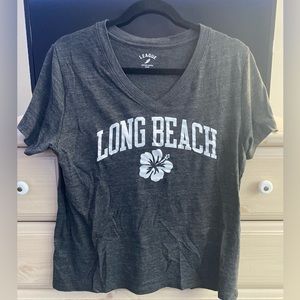 Long Beach California grey tshirt size medium